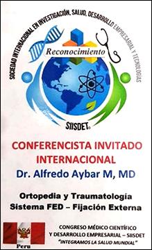 Dr. Alfredo Aybar Montoya- Fijacion Externa Descartable